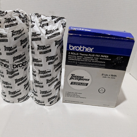 Brother Thermal Plus Fax Paper 2 Rolls  (8.5 In x 164 ft) - Picture 2 of 16